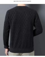 Suéter informal para hombre, Jersey de punto grueso, suéter de moda para hombre, Top cálido de otoño e invierno 4XL - details 24