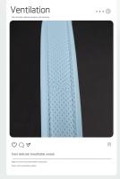 Cubierta de Volante de Cuero Perforado de Parche de Tapiz Napa Antideslizante, Transpirable, Ajuste Universal de 15 Pulgadas - details 2