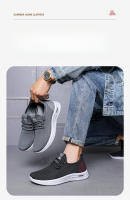 Zapatillas de moda para hombre Zapatillas elásticas ultraligeras y transpirables Suela blanda Zapatos casuales - details 1