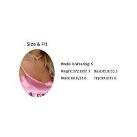 Conjunto De Pijamas De Seda Para Mujer Lencería Dormir Vuelta Sexy Sin Mangas Con Aros Y Pantalones Ropa Interior De Verano - details 1
