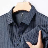 Nueva camisa de manga corta estampada informal de negocios, para hombre, resistente a las arrugas, sin necesidad de planchar, top versátil adecuado para todos - details 11