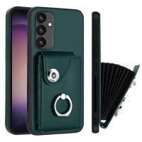Funda de cuero tipo billetera para Samsung Galaxy S24, S23, S22, Ultra Plus, S21, FE, S20 Lite, carcasa anticaída para tarjetas, con correa para soporte de anillo - details 9