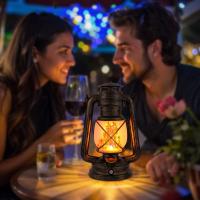 Lámpara de escritorio LED atmósfera decorativa luz retro llama caballo lámpara acampar al aire libre - details 3