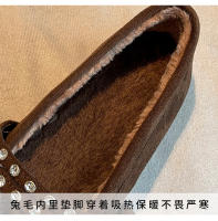 Mary Jane, zapatos esponjosos para mujer en invierno, zapatos de gorro, zapatos de algodón de terciopelo. - details 9