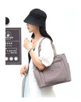 Bolso de mujer casual nuevo bolso de madre portátil de hombro de tela de nylon de color sólido informal de gran capacidad - details 13