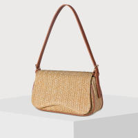 2025 nuevo bolso de paja bolso de hombro de las mujeres populares bolso de las mujeres de la moda bolso de las axilas bolso de compras satchel - details 1