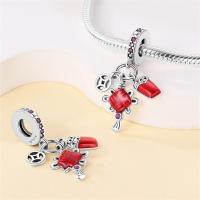 Abalorios de Danza de León y Gato de Sello de Plata Esterlina S925 100% Auténticos para Pulsera DIY de 3mm Joyería de Moda para Mujeres Regalo con Piedra de Zirconia - details 32