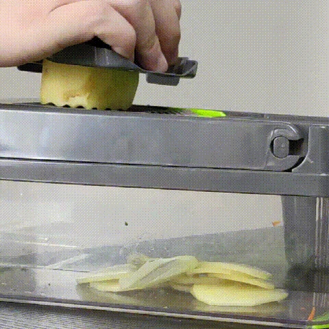 Cortador Multifuncional de Verduras con Cuchilla de Acero Para Batatas Frutas Pulpa de Carne Cortador de Queso Gadgets de Cocina - details 18