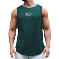Still Willing Follow Freedom Summer Fashion Sports Tank Top Mens Fitness Clothing Quick Dry Loose Bodybuilding Sleeveless Shirts - details 4