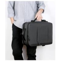 Mochila de viaje clásica para hombre, morral de negocios expandible con USB, bolsa de gran capacidad para ordenador portátil, impermeable, a la moda - details 31