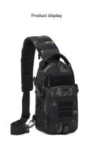 Mochila táctica de camping, bolso deportivo de hombro para senderismo, escalada, ciclismo, pesca - details 14