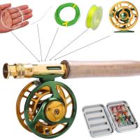Combo de Carrete de Caña de Pescar con Mosca Ligero y Portátil Paquete Completo para Iniciar la Pesca - details 1