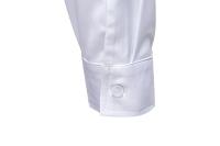Camisa à manches longues brodée de fleurs exquises pour hommes, chemises de bureau monocromos décontractées, chemise de boîte de noche de fiesta masculino, mode printanière - details 10