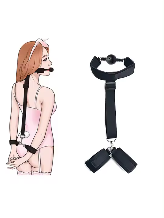 Kit de Bondage BDSM ataduras fetiche juguetes sexuales eróticos para parejas mujeres vendaje collares esclavo obediencia esposas maestro juego para adultos - 1
