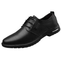Moda 2022 nuevos zapatos de vestir antideslizantes para hombre, zapatos de cuero transpirable Mokasin con logotipo negro - details 0