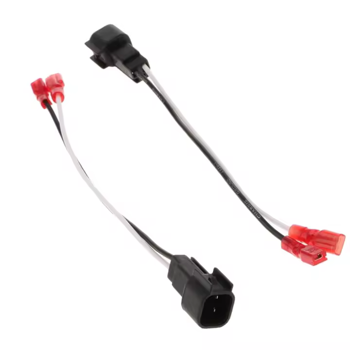 Arnés de cableado de repuesto para altavoz, enchufe de 2 pines para Audio de coche, 1 par, para Chevy, Ford, Focus, Mazda - 1