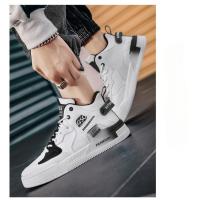 Zapatillas Casuales de Cuero de Microfibra de Alta Zapatos Deportivos para Hombres a la Moda - details 10