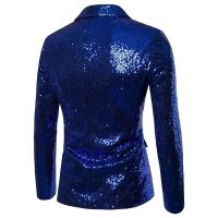 Traje de Fiesta Brillante para Hombres Chaquetas de Lentejuelas con Botones - details 9