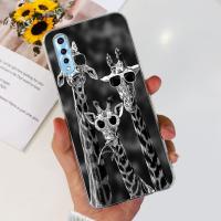 Funda trasera con patrón de gato para Vivo Y7s, carcasa de silicona transparente de TPU suave a la moda para niños, fundas para Vivo Y7s V1913A V1913T - details 0