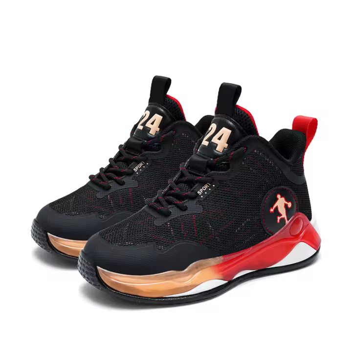 Nuevos zapatos de baloncesto para niños, zapatillas deportivas con plataforma al aire libre, ideales para clases de baloncesto, estudiantes - 1