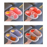 Zapatillas de Algodón para Niños en Invernal Zapatos de Casa Cálidos Antideslizantes para Niños y Niñas Zapatos de Peluche de Dibujos Animados Lindos - details 1