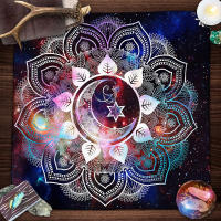 Mantel de Tarot de Luna y Cielo Mandala Pañuelo de Oracle de Brujería para Decoración de Habitación - details 1