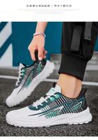 Zapatos corrientes de los deportes ocasionales de los hombres respirables de la ropa deportiva que caminan de la malla barata del logotipo de la marca - details 16