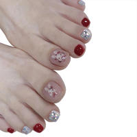 Uñas postizas reutilizables, uñas de gel súper brillantes con conejo rtoon, kit de manicura DIY en casa - details 4