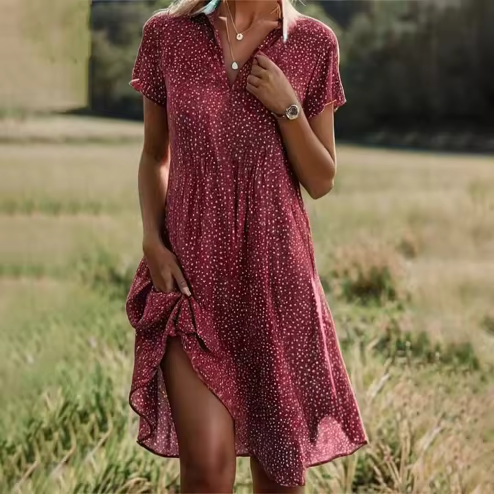 Moda de Playa Bohemia para Mujeres Verano 2025 Estilo Coreano Retro Vestidos - 1