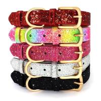 perro personalizado cuero PU, Collar de cachorro personalizado, collares mascotas grabados gratis para perros pequeños, medianos - details 21