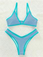 Conjunto de Bikini Retro Vintage Tanga Sexy de Moda para Mujer Estilo de Primavera/Verano 2023 - details 15