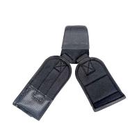 Correas de elevación tipo gancho SBR, gancho de agarre para levantamiento de pesas ajustable, protector de muñeca de potencia auxiliar antideslizante suave, 1 par - details 4