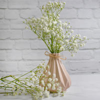 90 cabezas 52cm flores artificiales blancas boda DIY ramo decoración arreglo plástico bebés aliento flor falsa decoración del hogar - details 19