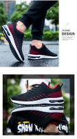 Flyknit-Zapatillas de deporte de suela suave para hombre, zapatillas informales para correr, a la moda, novedosas - details 2