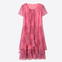 Vestido casual de verano con manga corta y cuello redondo, estampado floral, vestido de fiesta elegante, ropa de mujer hasta 5XL - details 10