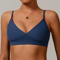 Sujetador deportivo de secado rápido de alta elasticidad para mujer, ropa deportiva ajustada, correa de hombro ajustable, Yoga, Fitness - details 2