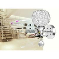 Candelabro de pared de cristal E27, lámpara de cabecera de dormitorio Simple y creativa, luces doradas/Plateadas para dormitorio - details 10