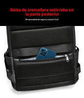 Mochila sencilla para hombre, mochila de viaje de ocio, bolsa para ordenador de 15,6 pulgadas - details 10