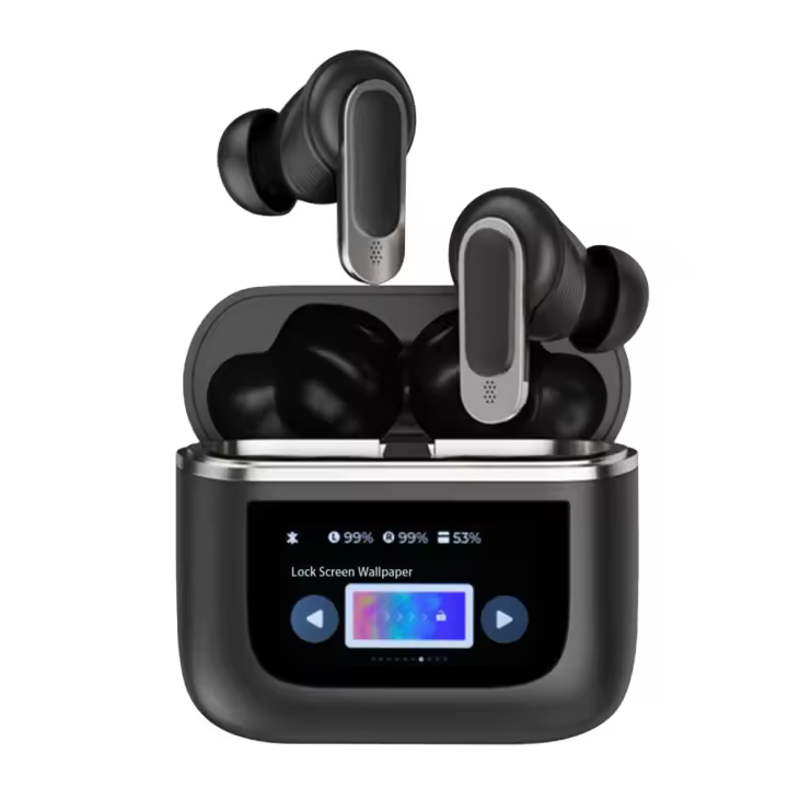 Auriculares Inalámbricos con Bluetooth, con Reducción de Ruido, Reproducción 32H, IPX5 impermeables para iPhone, iOS, Android, V8 - 1