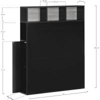 Cabecero de Cama Zeus 95 cm con almacenaje Blanco, 2 Puertas 9 Huecos - details 22