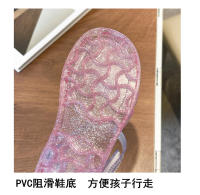 Zapatos de princesa de gelatina de cristal Zapatos de cueva de bebé Zapatos romanos para niñas Zapatos de playa de suela suave - details 6