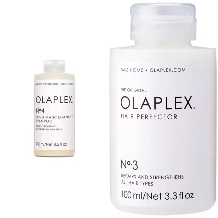Olaplex 3 Perfector Tratamiento Reparador para Cabello Seco Dañado, Repara Fortalece + No. 4 reparaciones de champú de mantenimiento Bond, - 1