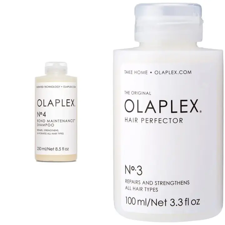 Olaplex 3 Perfector Tratamiento Reparador para Cabello Seco Dañado, Repara Fortalece + No. 4 reparaciones de champú de mantenimiento Bond, - 1