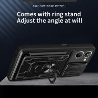 Funda con soporte magnético para OPPO Realme, carcasa con ranura para tarjeta, para modelos 10, 4G, 9, 8, 7 Pro, 8i, 9i, C35, C31, Reno 8, 8T, A17, A58, A57, A52, A72, A76 - details 5