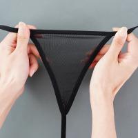 Conjuntos de mini sujetador sexy sin aros, conjunto de sujetador sin forro de malla ultrafina, conjunto de bragas negro transparente de 2 piezas con cuello Halter, conjuntos de lencería exótica para mujer - details 7
