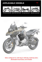 Rhinowalk-bolsa de parachoques para motocicleta, resistente al agua, barras de choque con marco de 6L, herramienta de reparación de parachoques, paquete de colocación, bolsa de equipaje para tanque de Motor - details 5