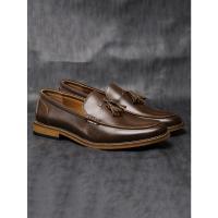 Zapatos casuales de hombre de estilo americano, mocasines cómodos de lujo a la moda, zapatos de cuero para hombre - details 2