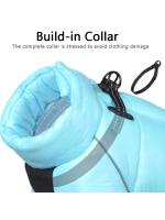 Chaqueta de plumón para perro, ropa impermeable para perros pequeños, mono con cuello incorporado, abrigo reflectante para mascotas, Bulldog Francés, Invierno - details 18