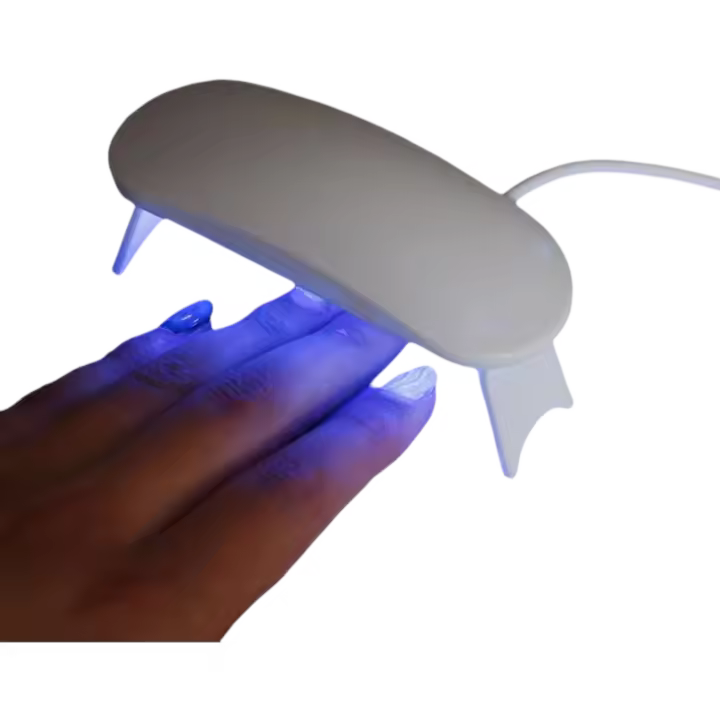 Mini lámpara UV LED de 6W y 80cm, carga USB, secador de uñas hine para curado de esmalte de Gel - 1