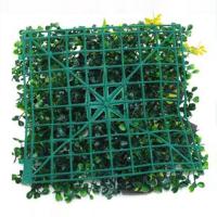 Panel de pared de plantas artificiales DIY, simulación realista duradera, hoja de planta de arce, verde, 25x25cm, estera de hierba verde falsa - details 8